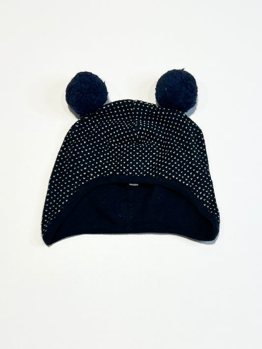Pompom knit beanie - One size