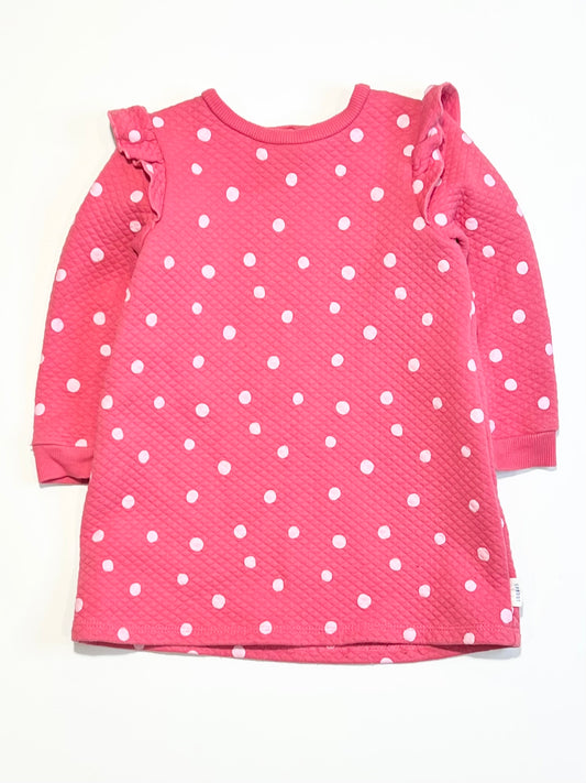 Quilted spotty dress - Size 2