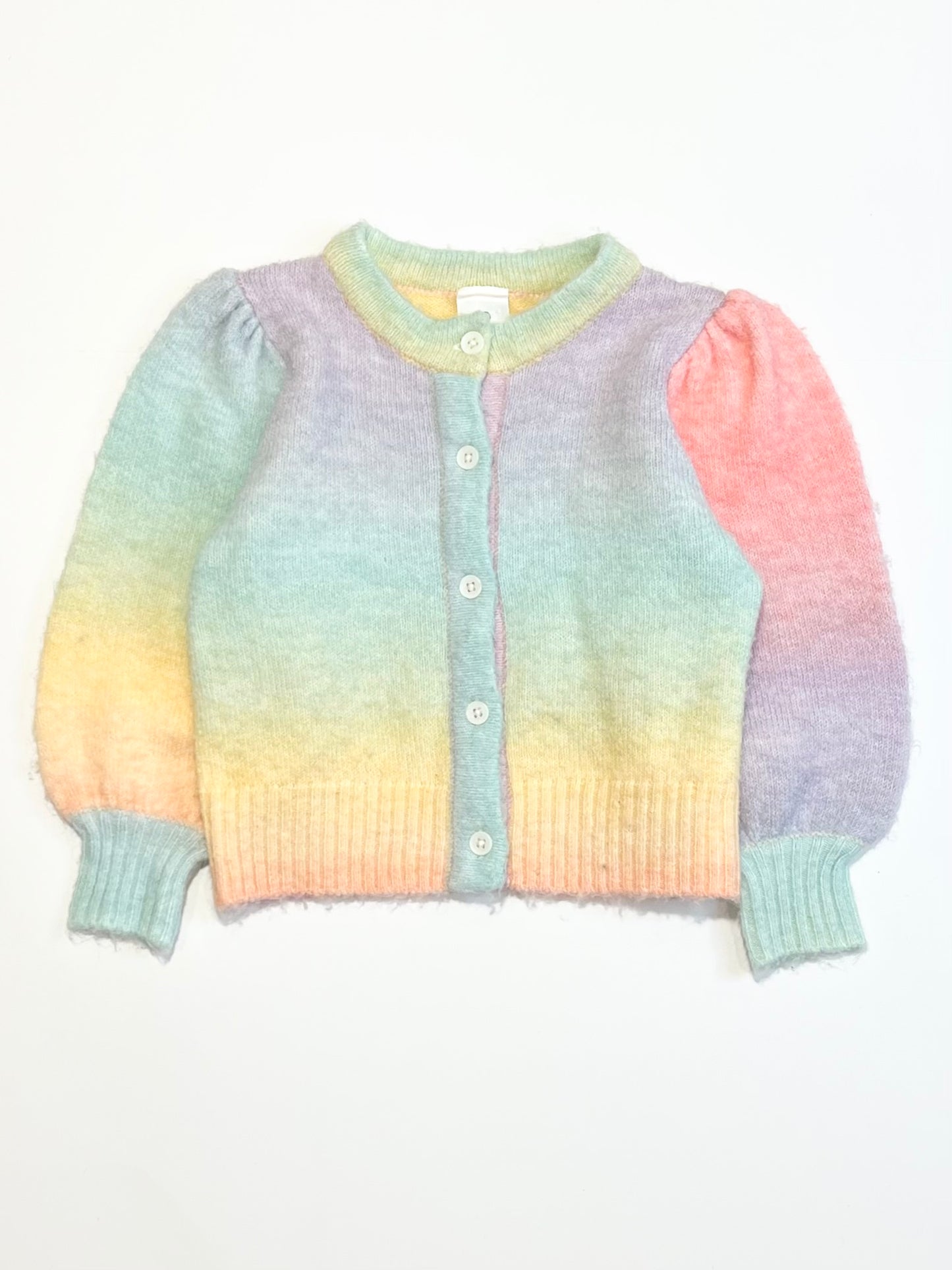 Rainbow cardigan - Size 2