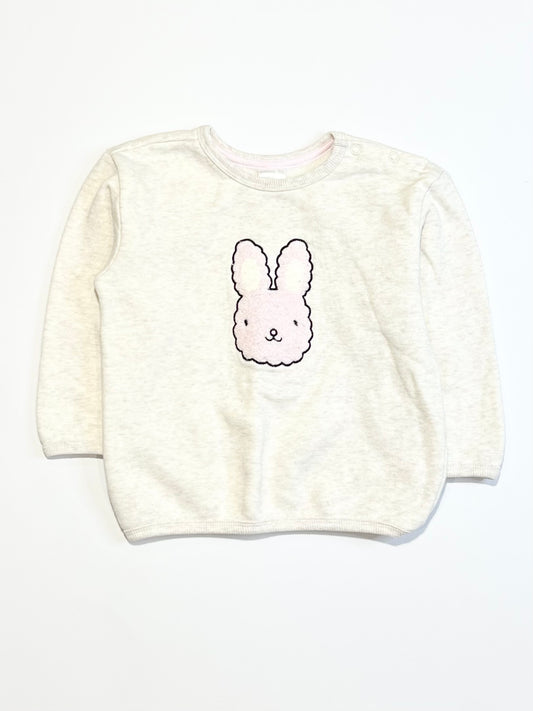 Pink bunny sweater - Size 2