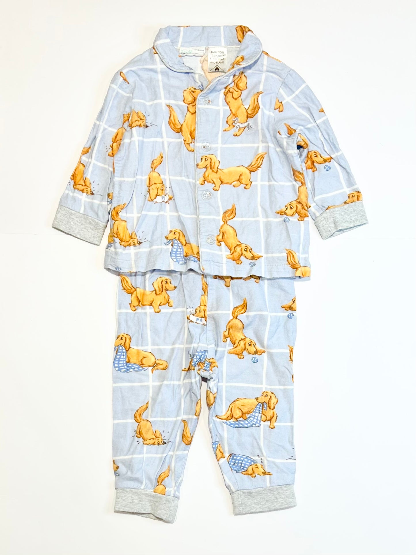 Blue pups pyjamas - Size 1