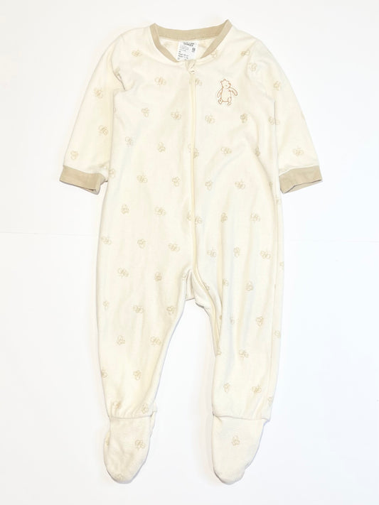 Winnie the Pooh fleece onesie - Size 1