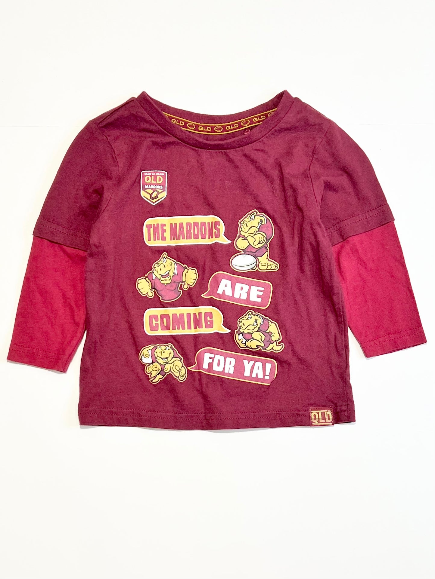 QLD Maroons top - Size 1