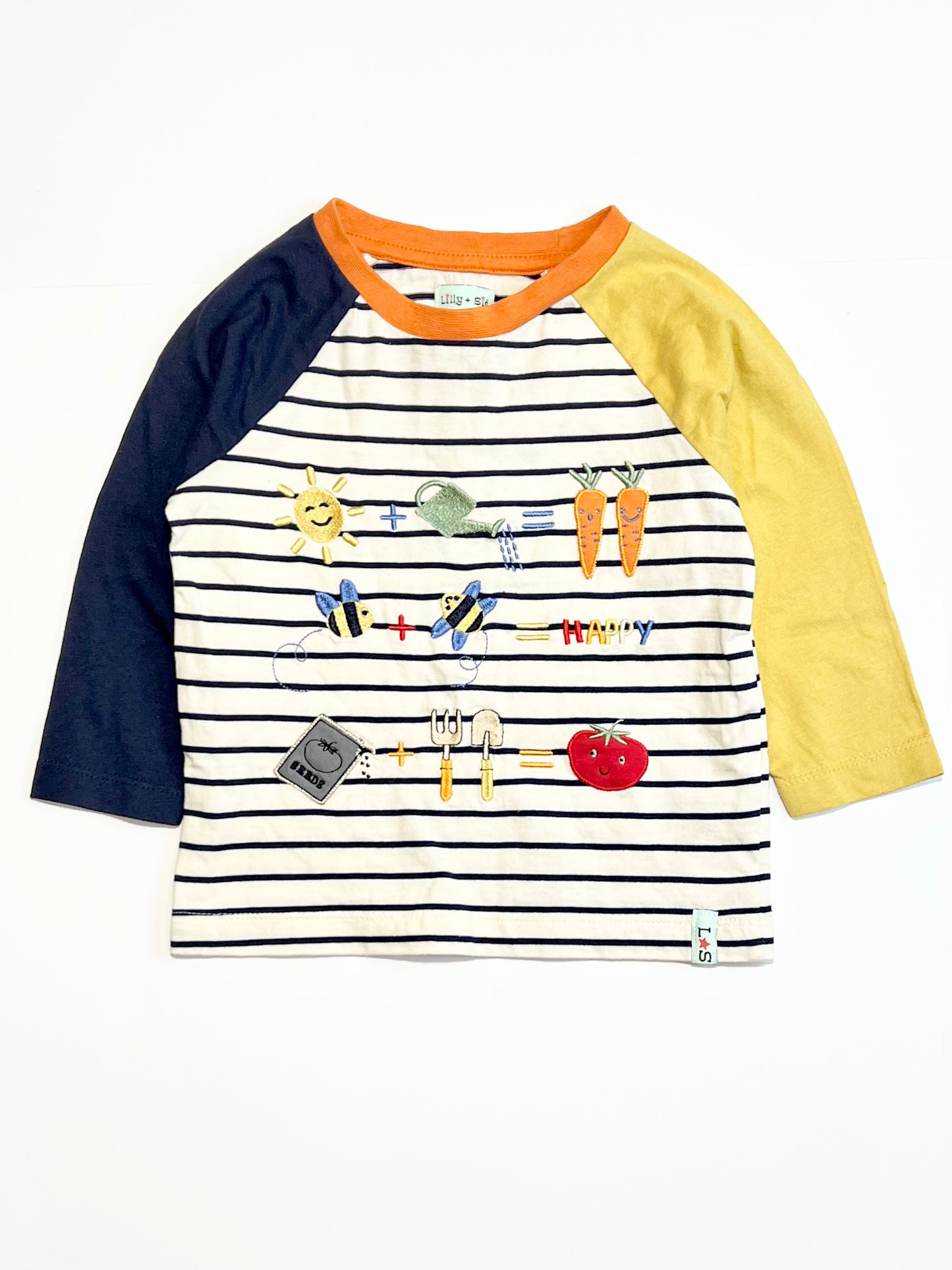 Striped gardening top - Size 1