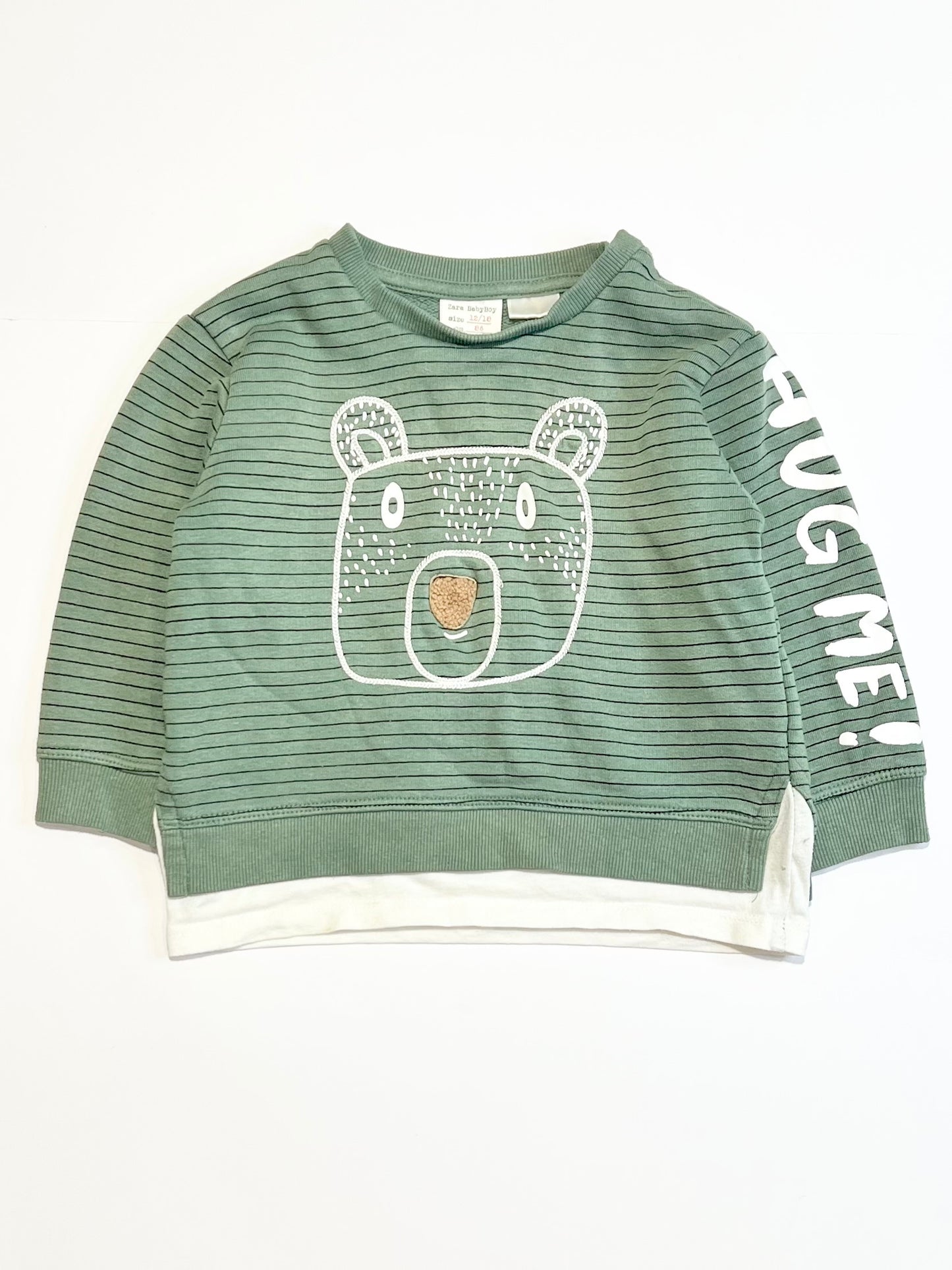 Green bear sweater - Size 1