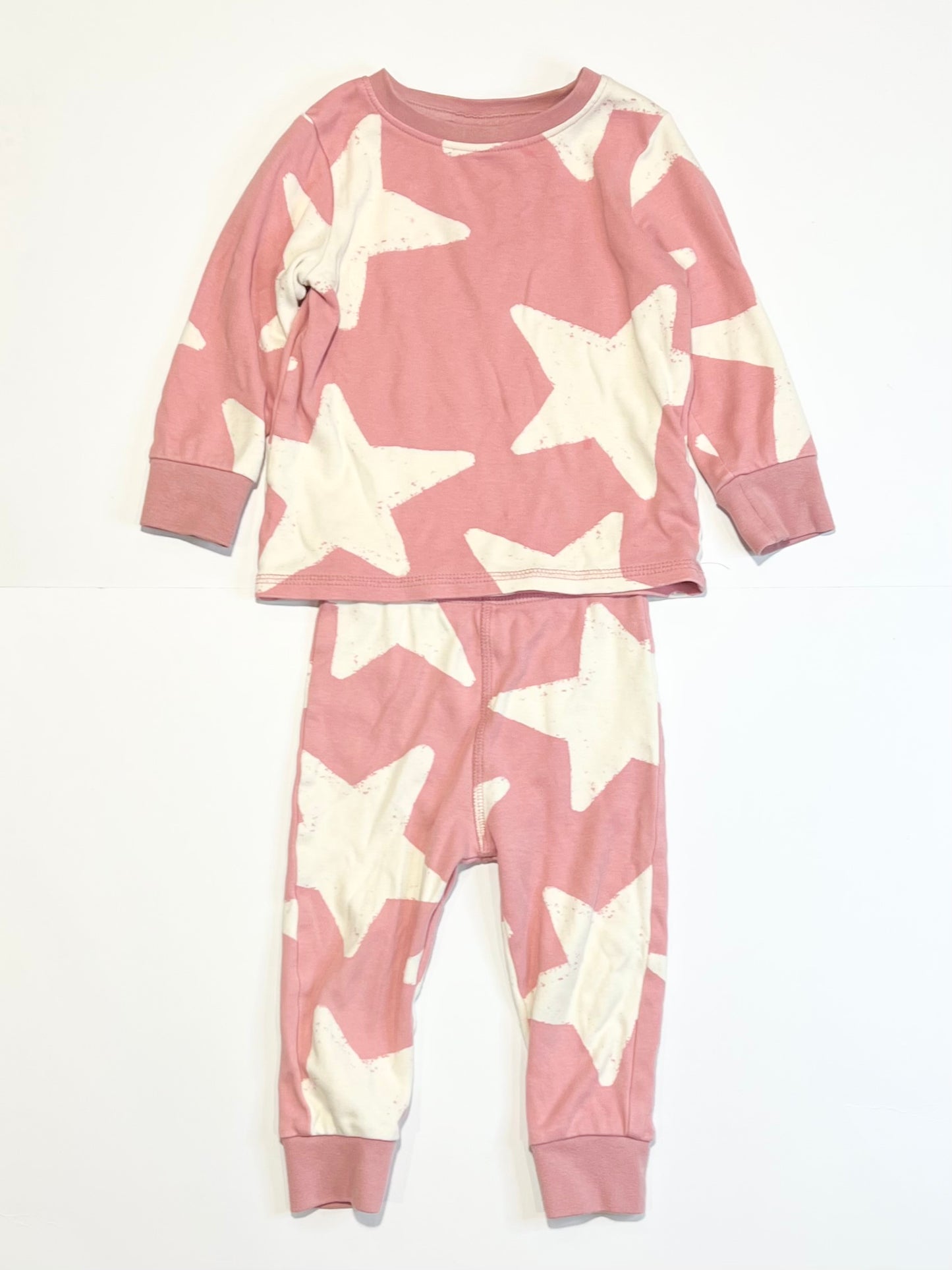 Pink stars pyjamas - Size 1