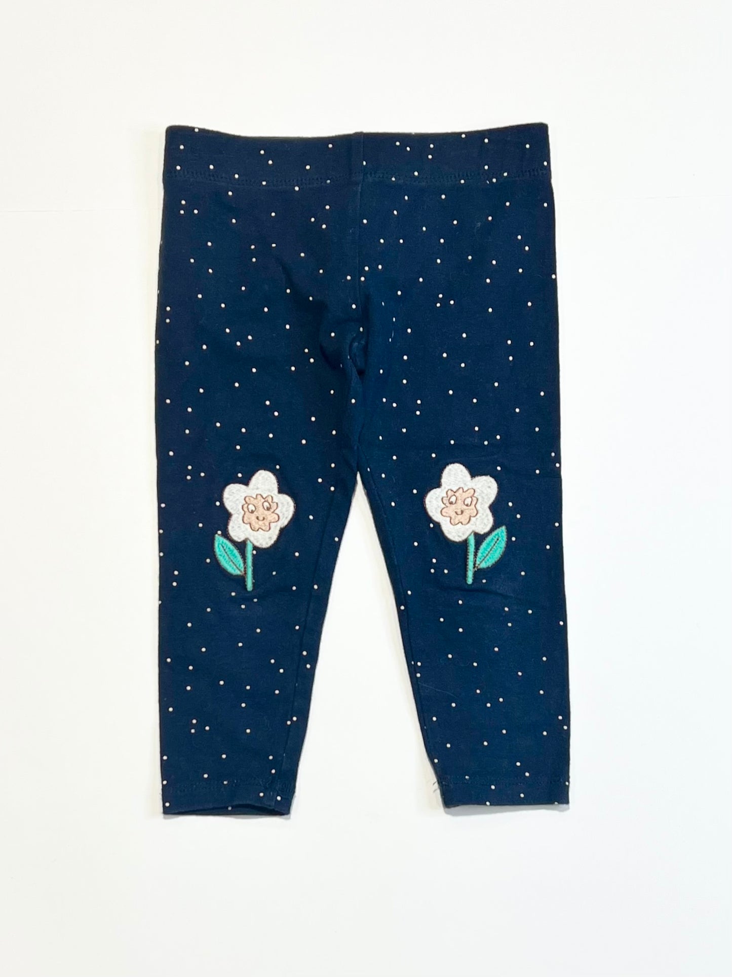 Spotty flower leggings - Size 1