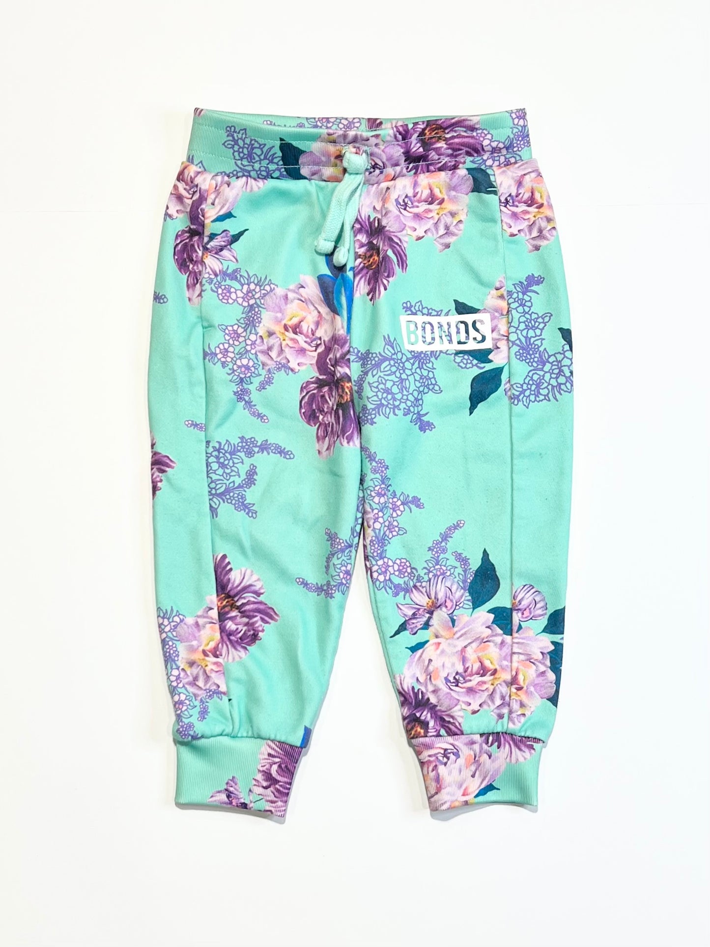 Floral trackies - Size 1