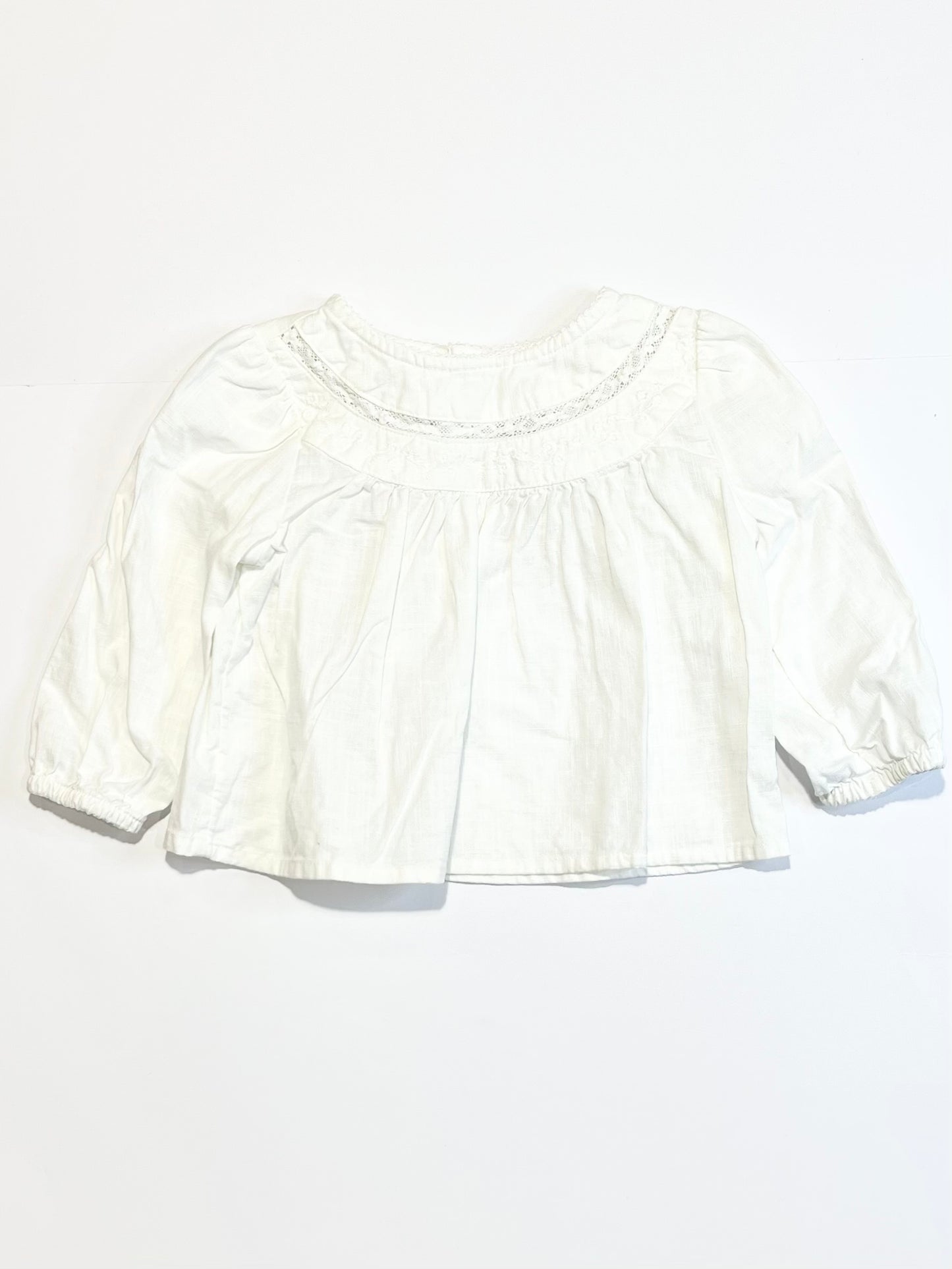 White cotton top - Size 1