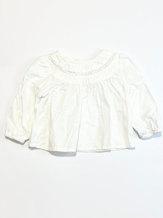 White cotton top - Size 1