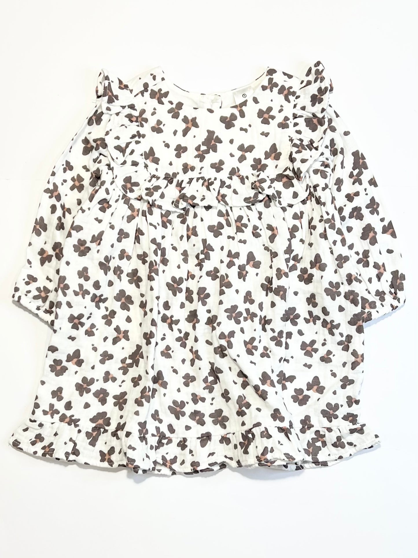 Animal print muslin dress - Size 1
