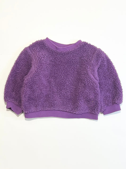 Teddy fleece sweater -Size 1
