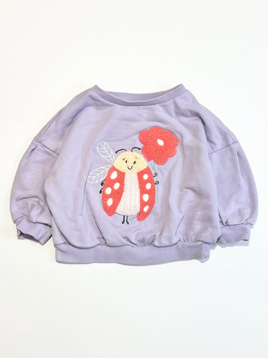 Ladybug sweater - Size 1