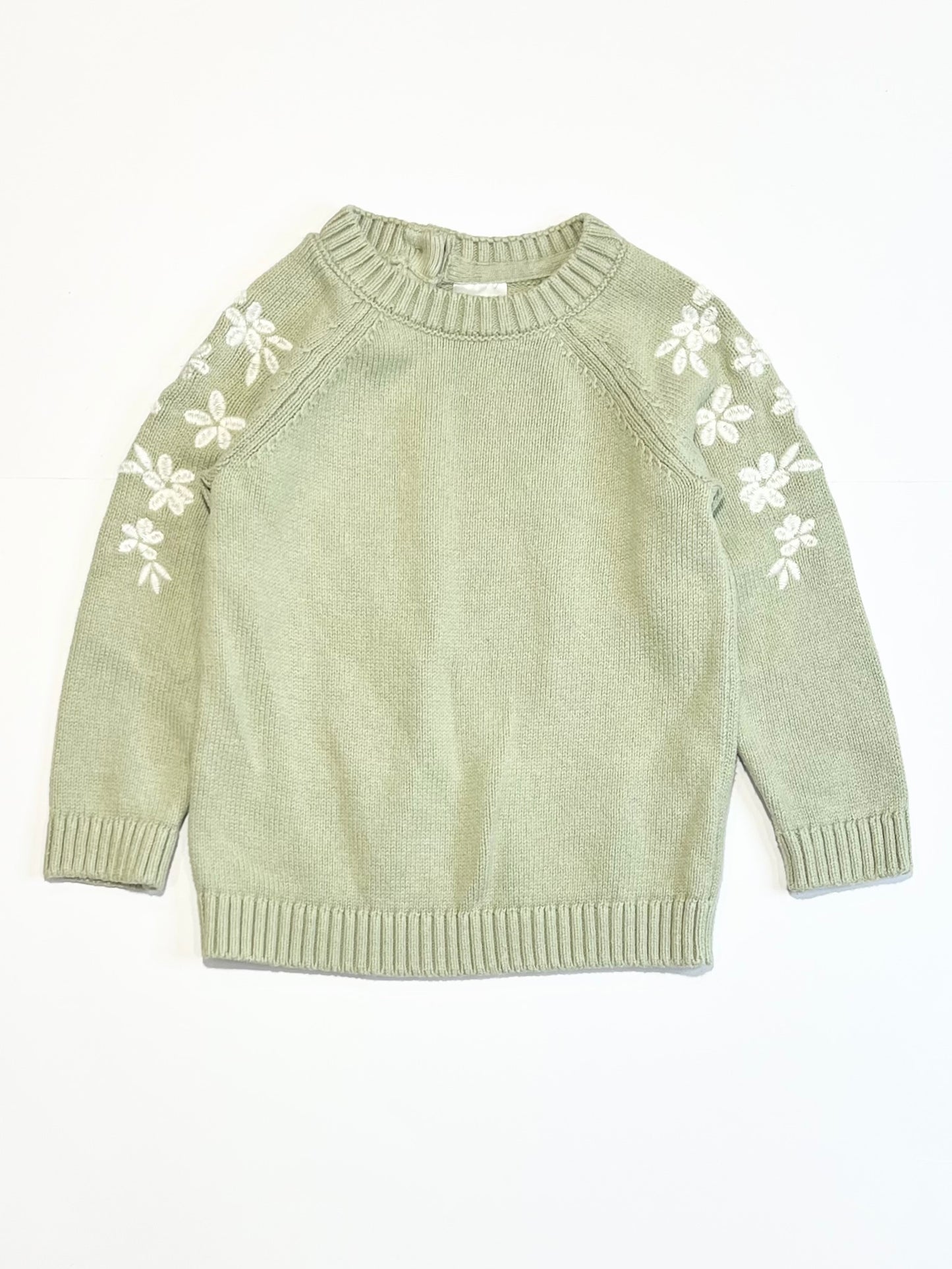 Green knit jumper - Size 1