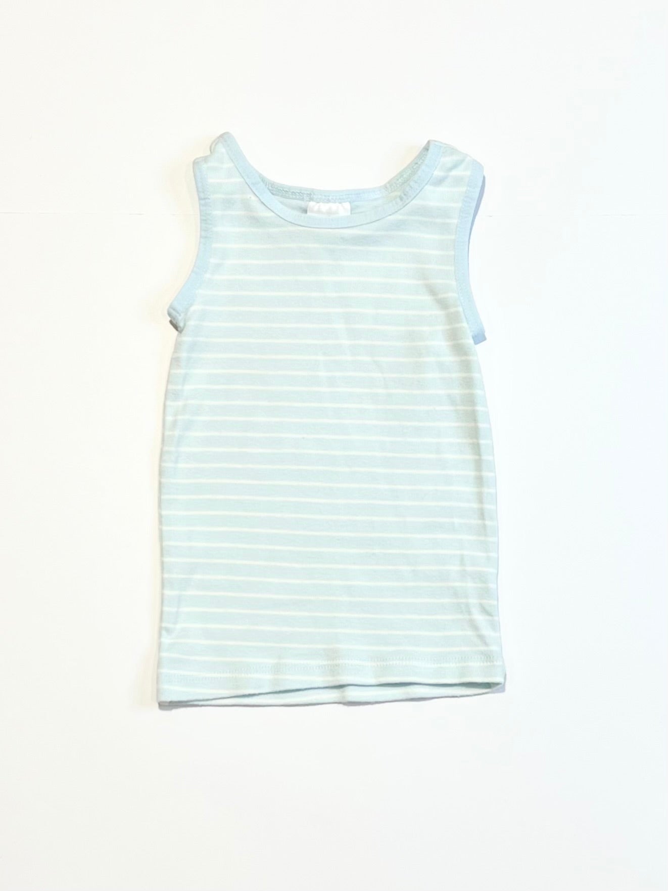 Blue striped singlet - Size 0