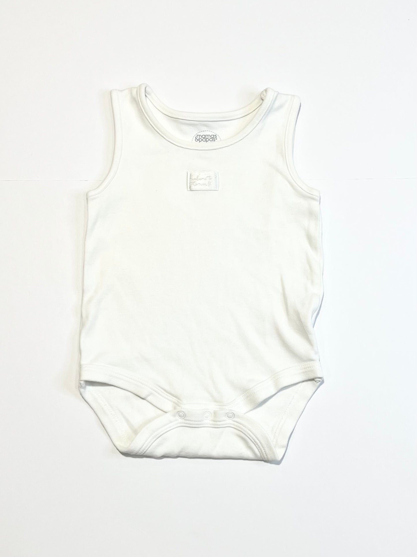 White bodysuit - Size 6-9 months