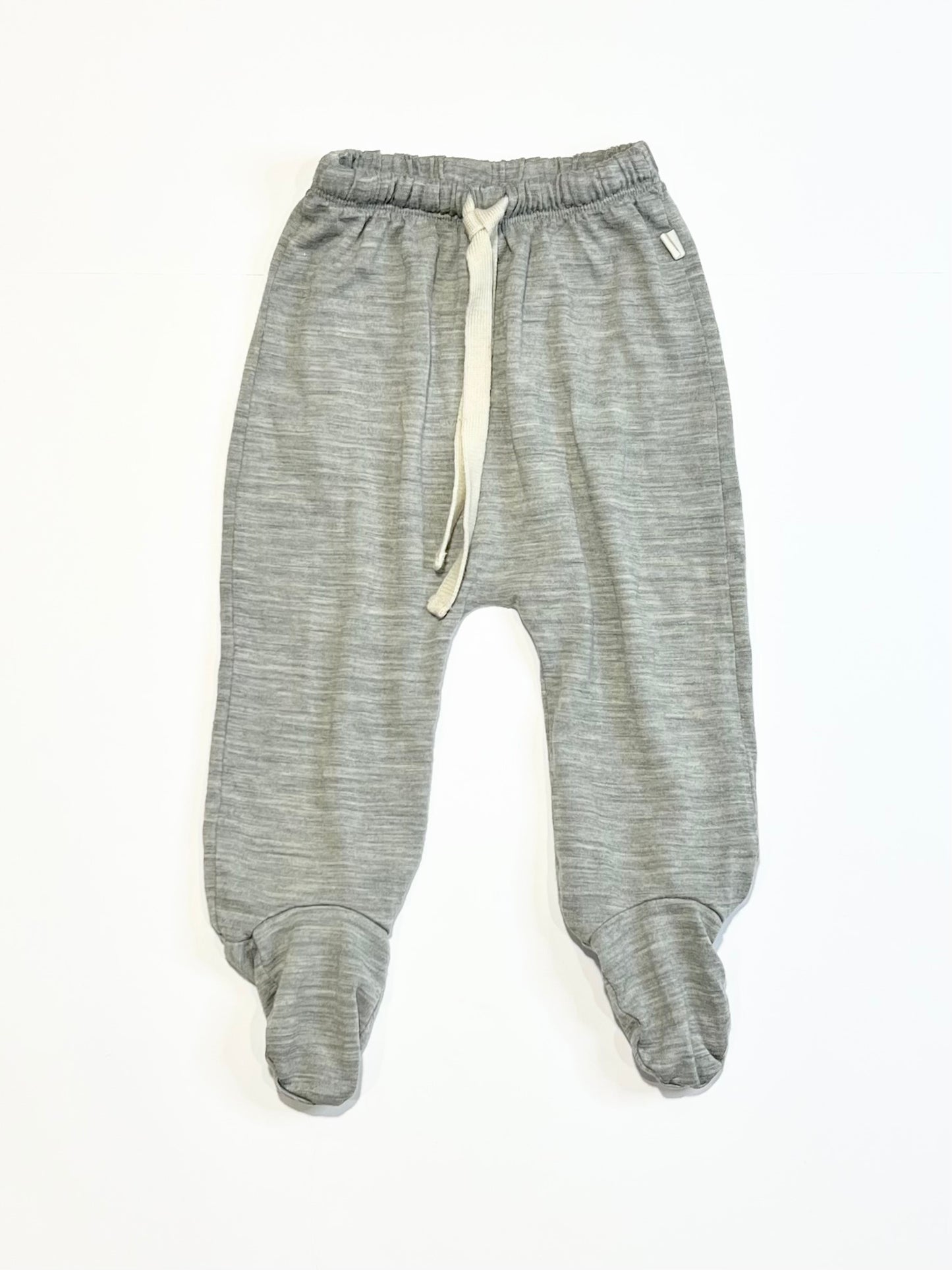 Pure merino wool footed pants - Size 0