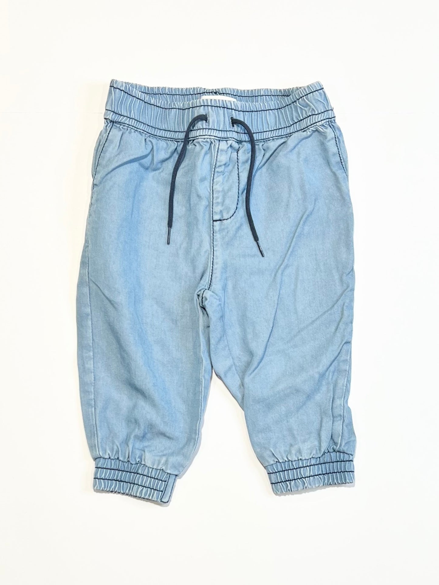 Blue lyocell pants - SIze 0