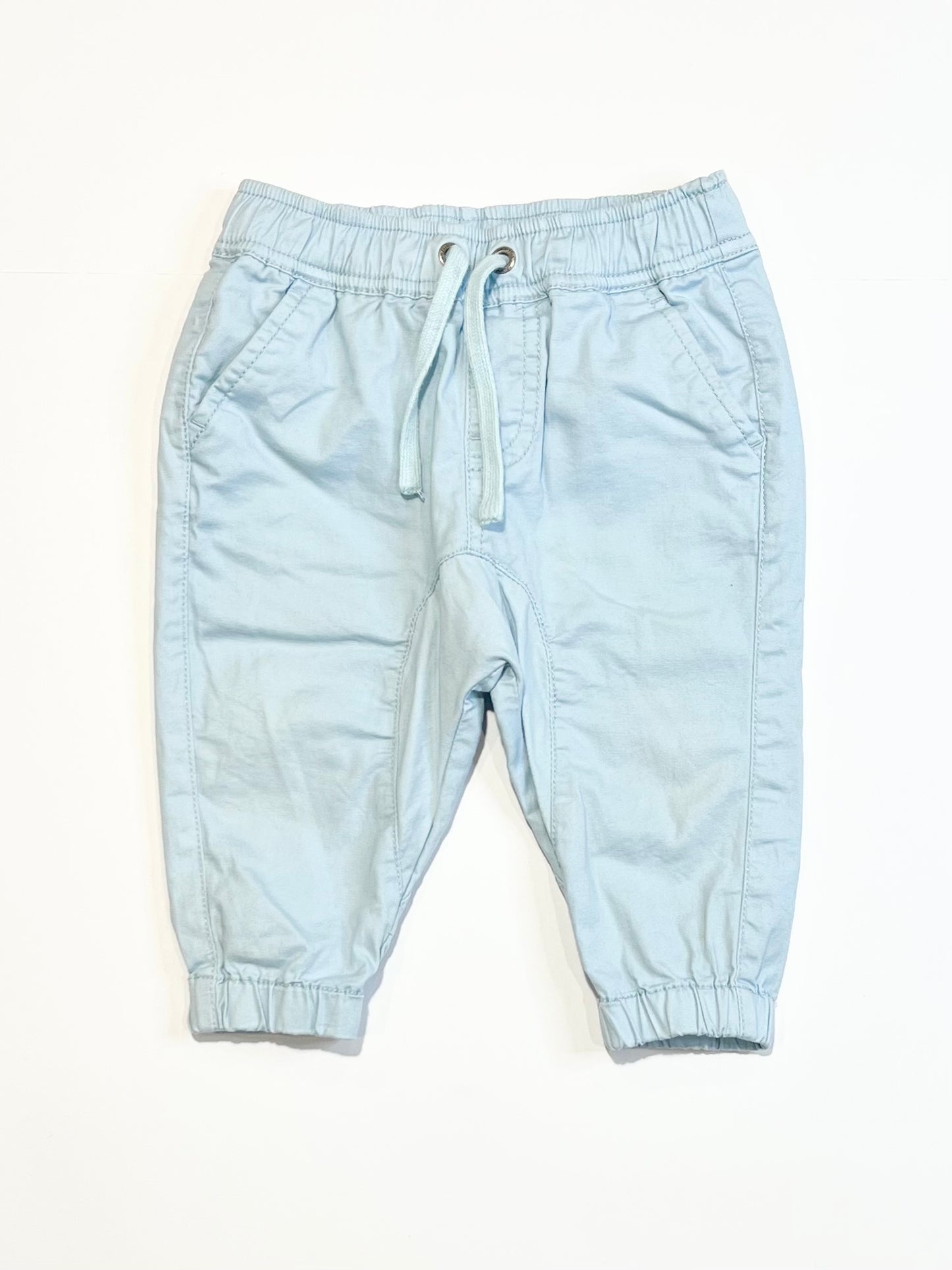 Blue cuffed pants - Size 0