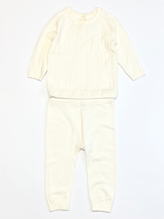 White knit set - Size 0
