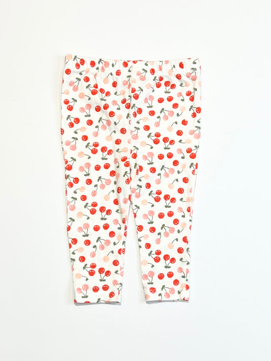 Cherry leggings - Size 6-9 months