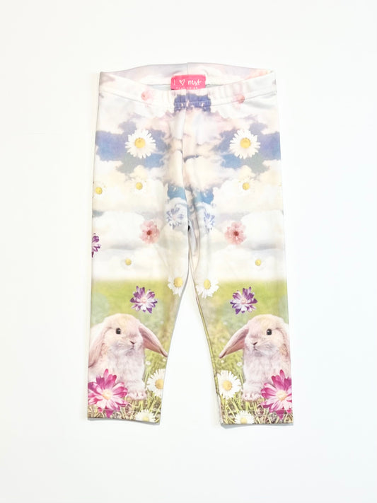 Bunny leggings - Size 9-12 months