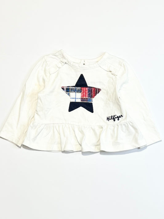 Cropped peplum top - Size 6-9 months