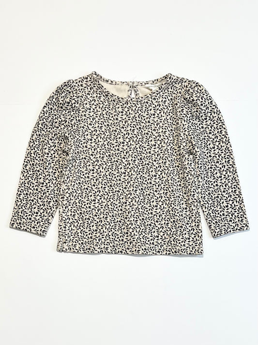 Leafy glitter top - Size 0