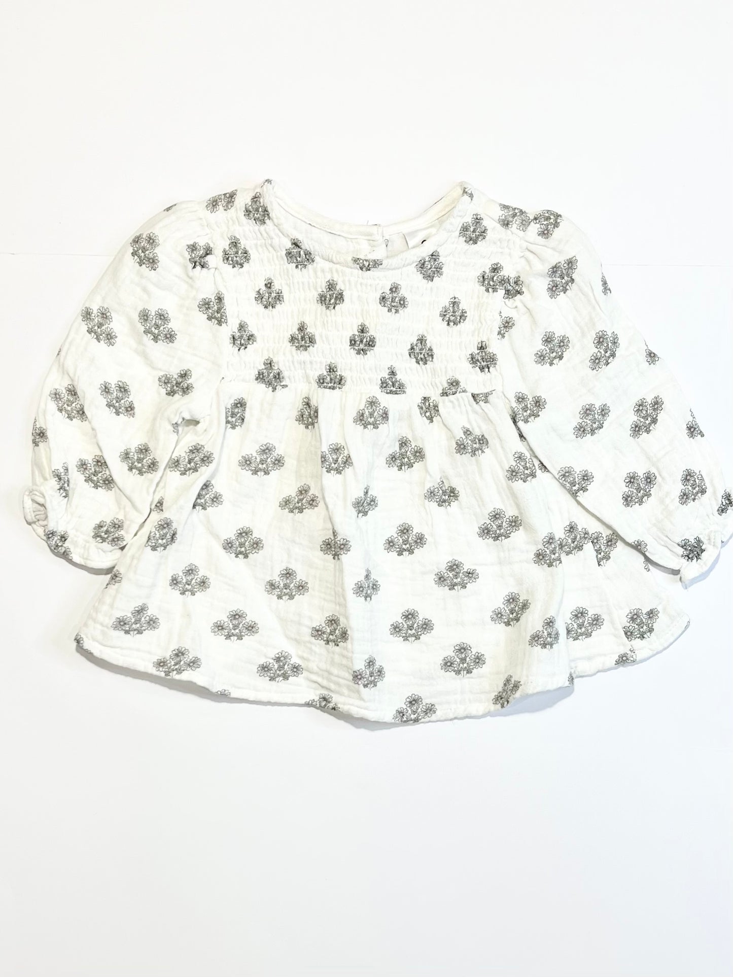 Floral muslin top - Size 0