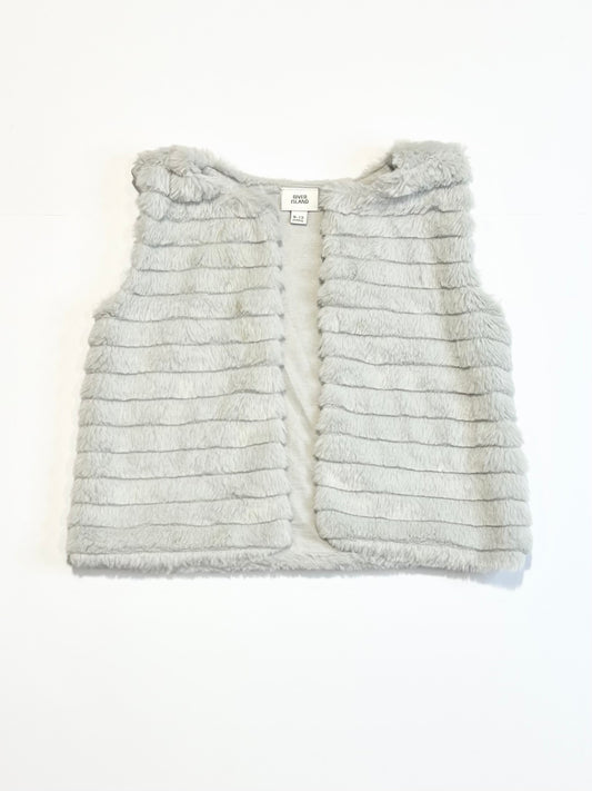 Grey fleece vest - Size 9-12 moths