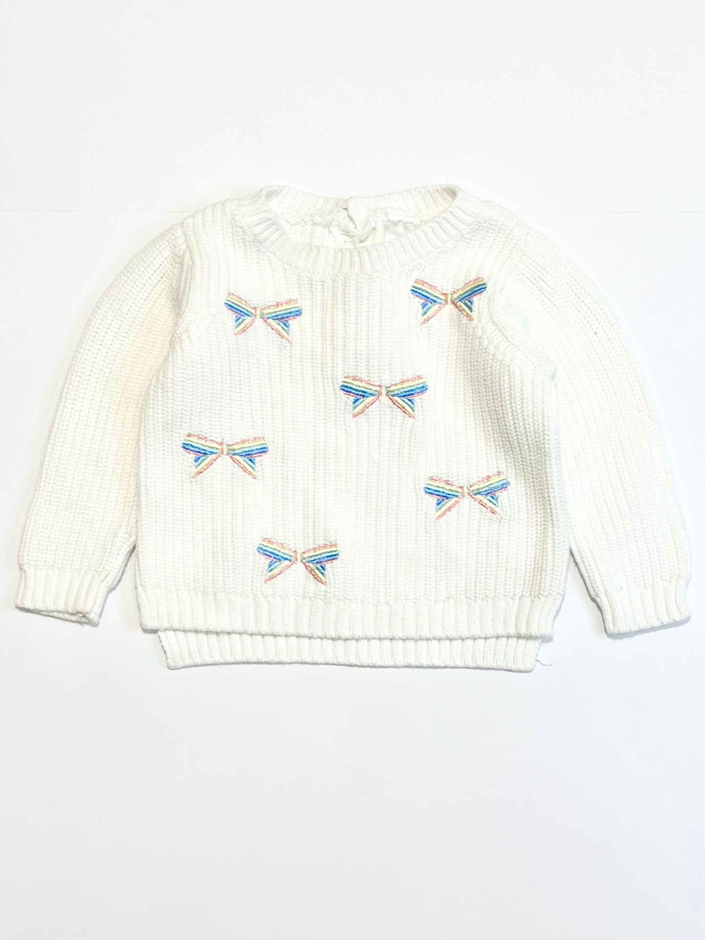 Bows knit jumper - Size 0