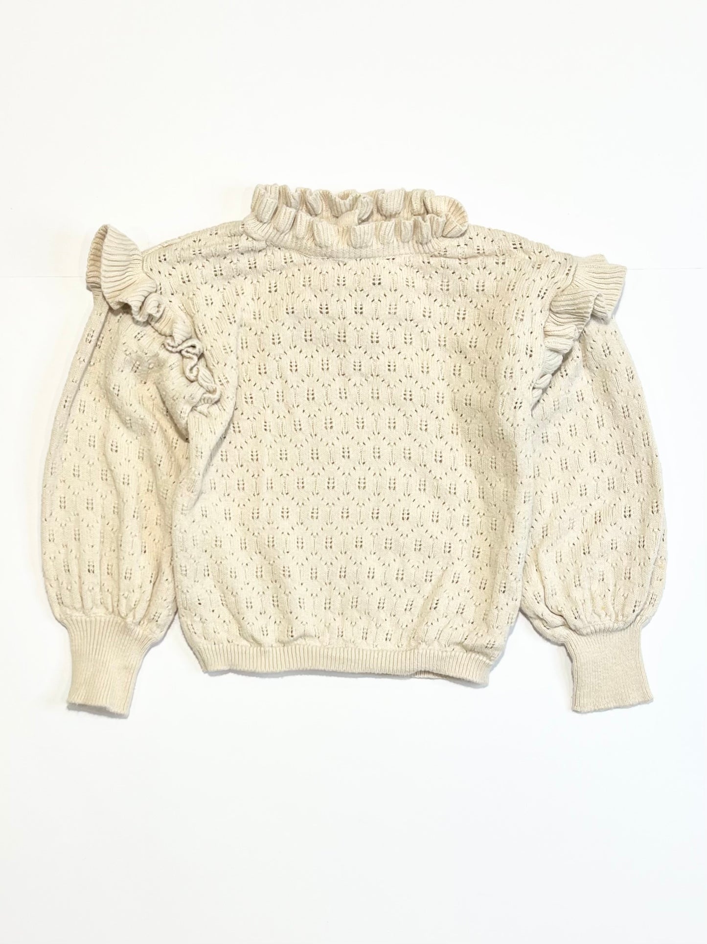 Ruffle knit jumper - Size 0