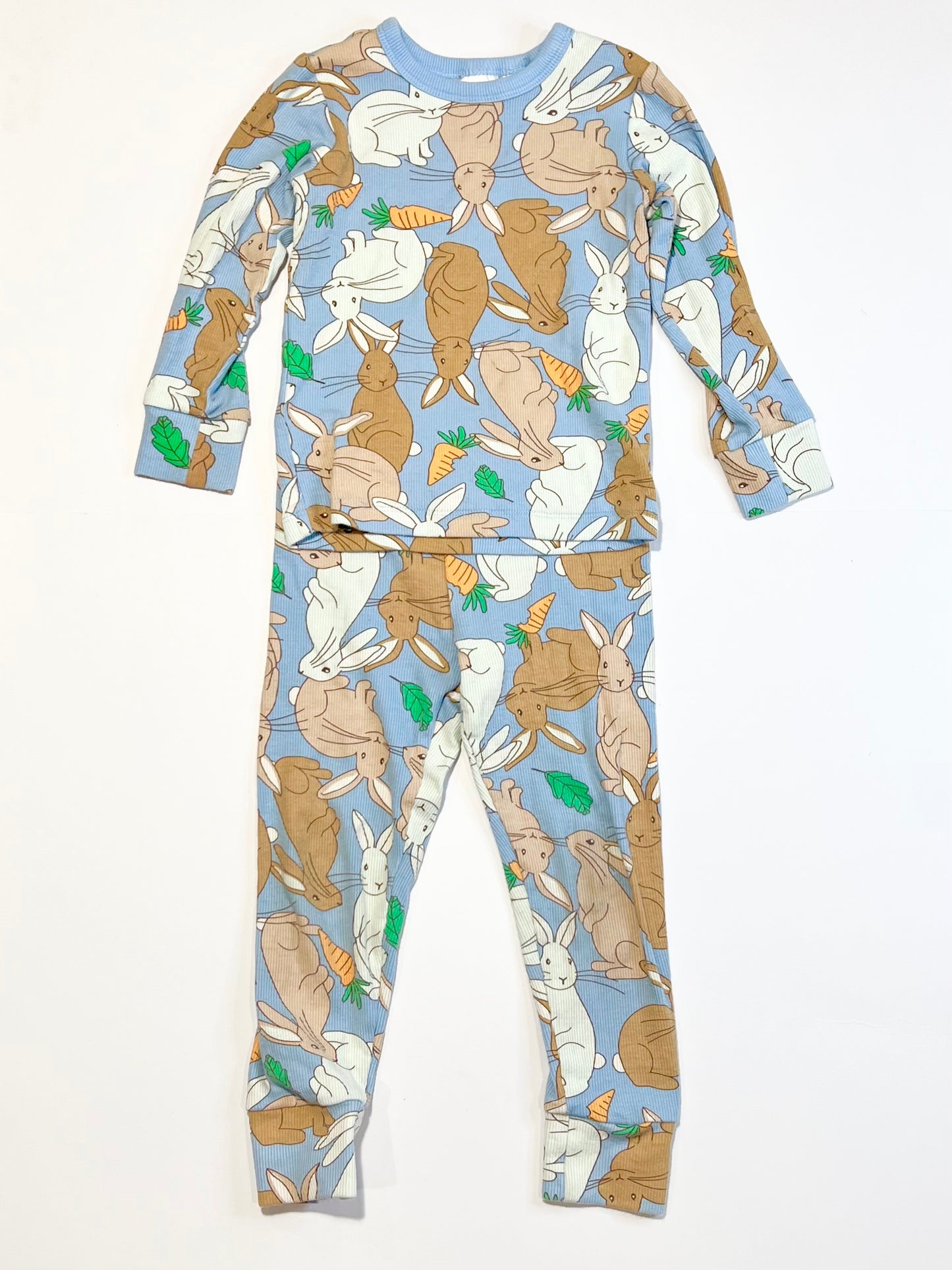 Ribbed bunny pyjamas - Size 2