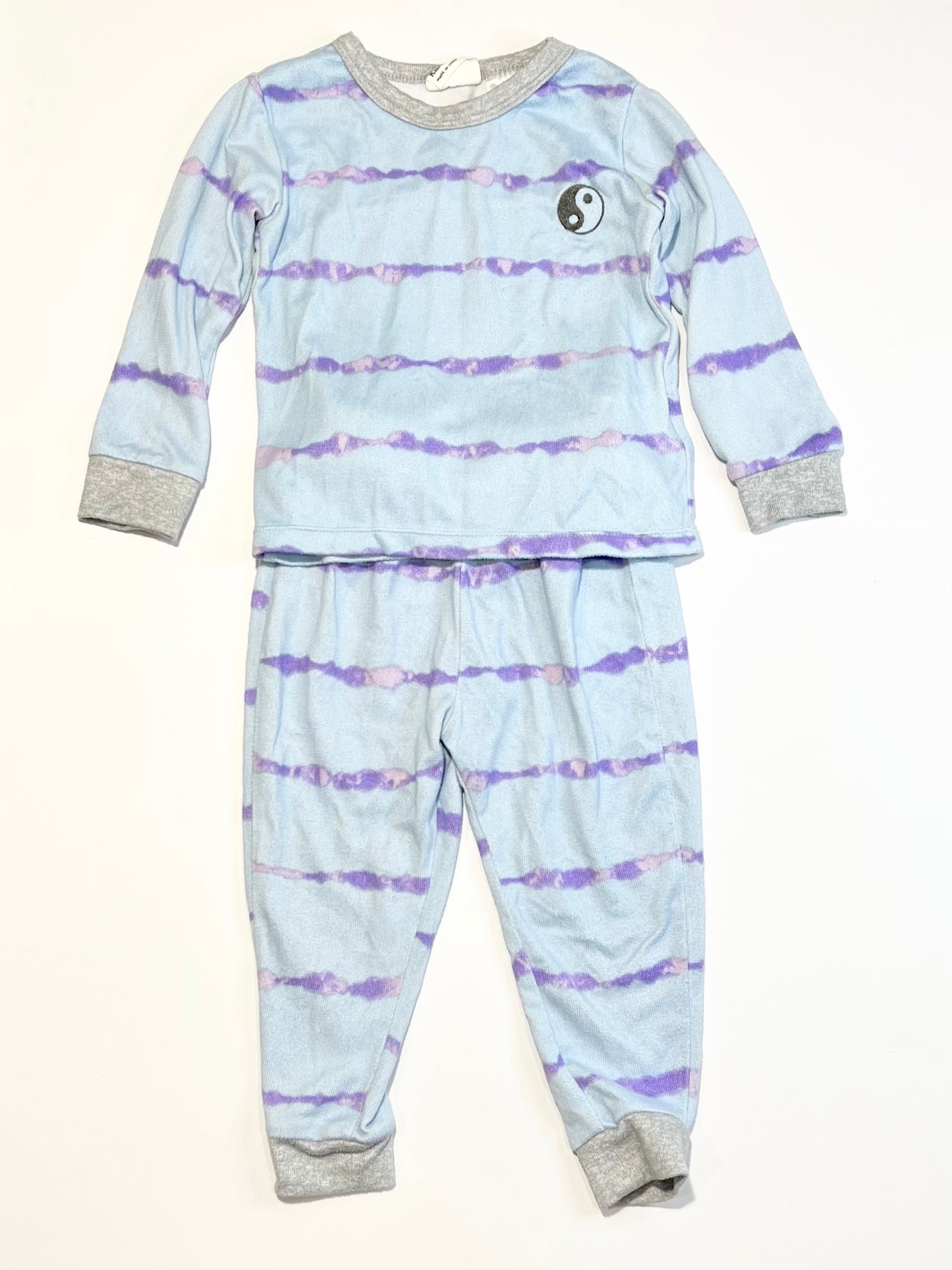 Blue tie-dye pyjamas - Size 2