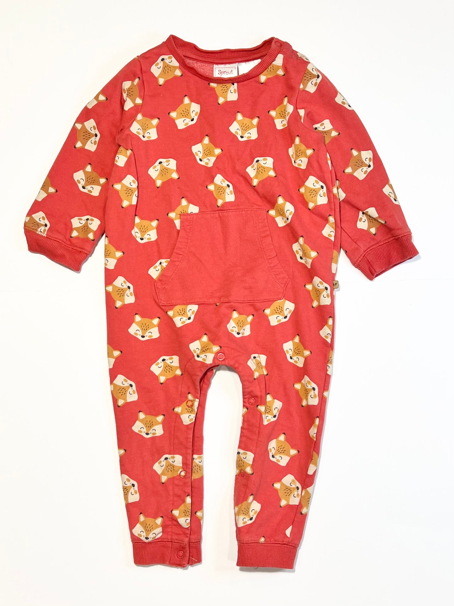 Fox fleece onesie - Size 2