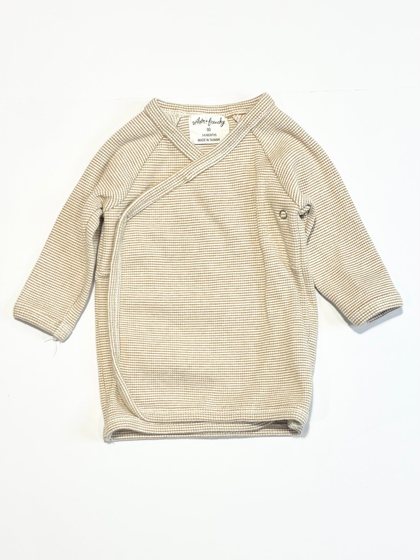 Ribbed cross-over top - Size 00