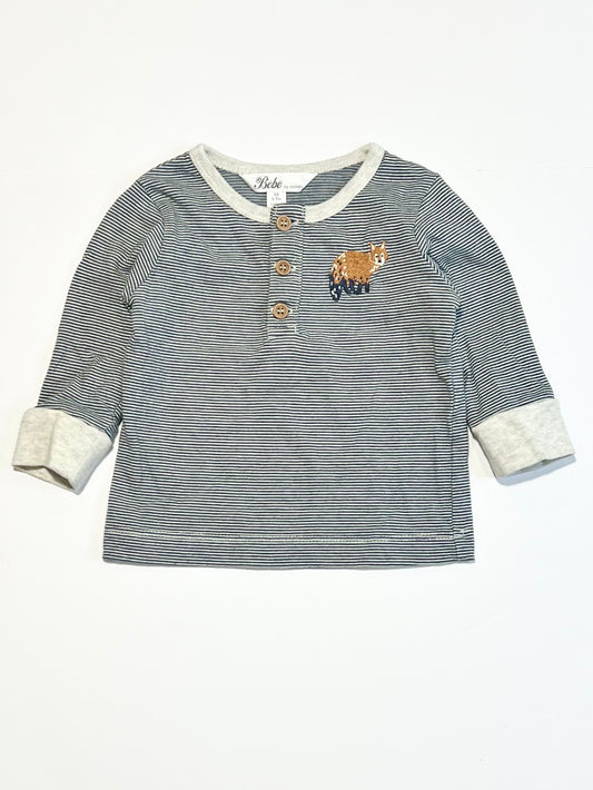 Striped fox top - Size 00
