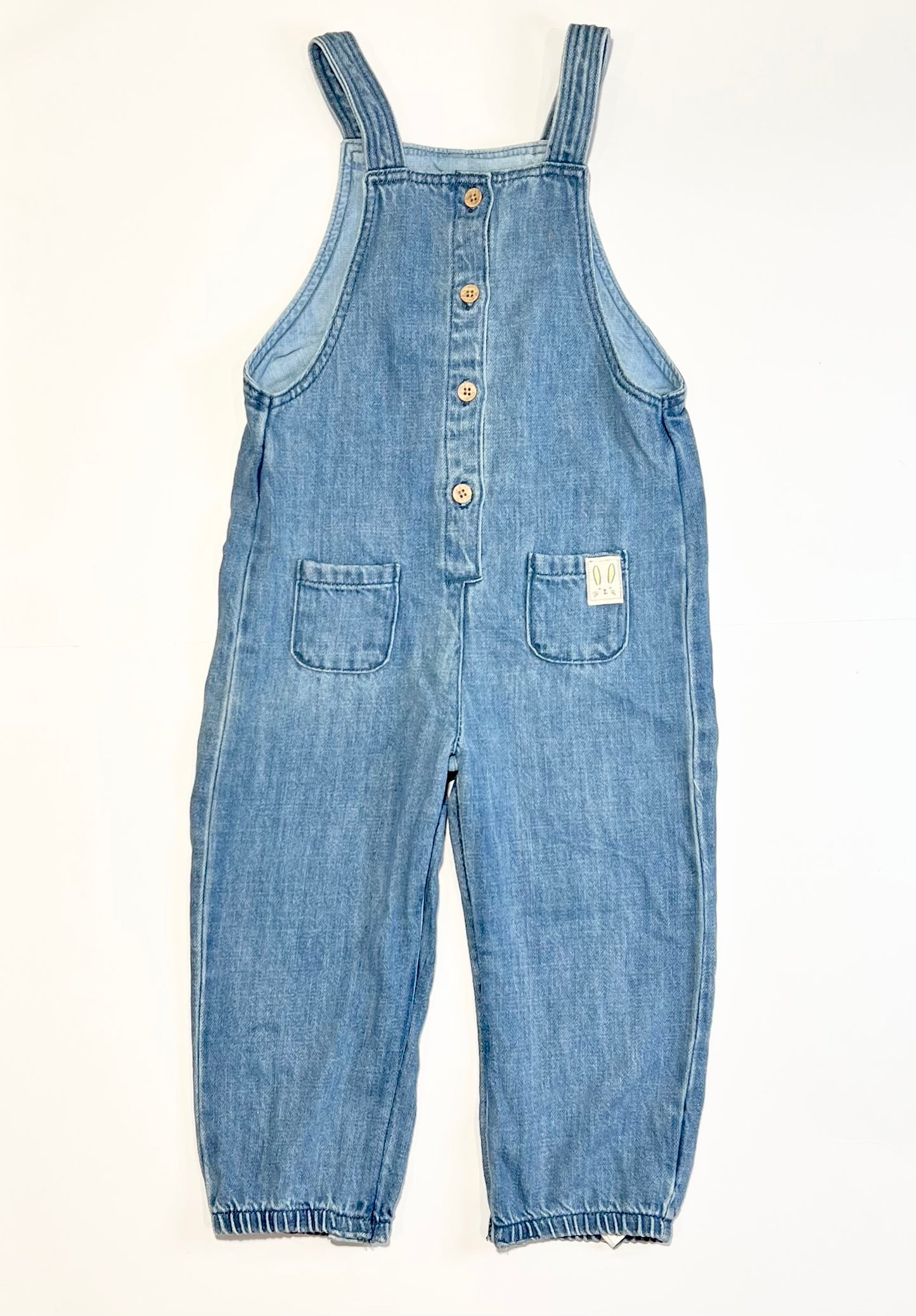 Soft denim overalls - Size 2