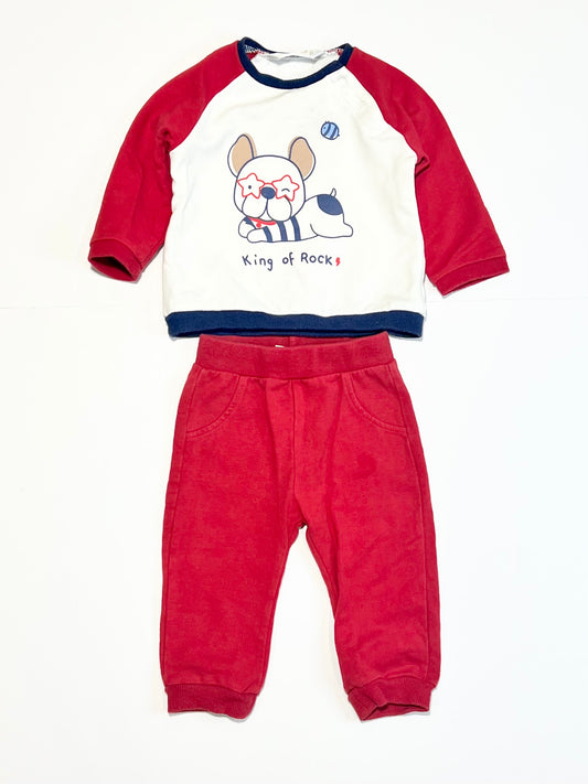 King of Rock set - Size 4-6 months