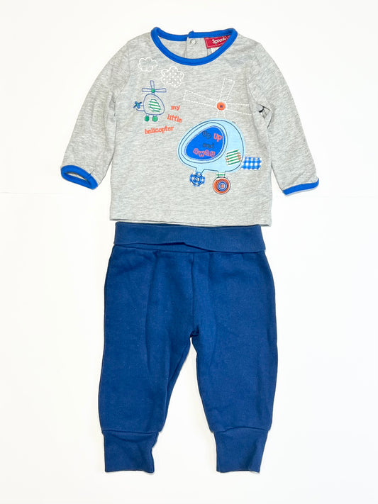 Blue helicopter set - Size 00