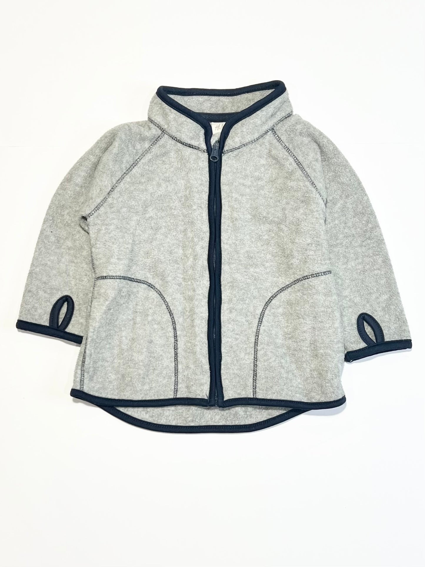 Fleece zip jacket - Size 4-6 months