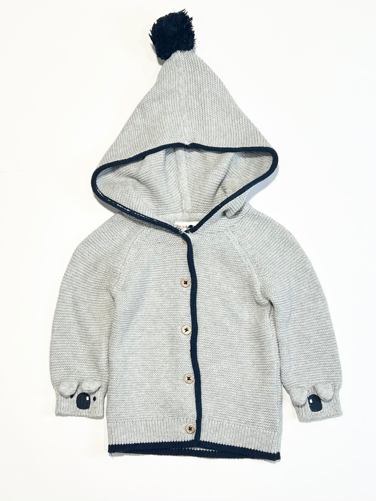 Koala hooded knit jacket - Size 00