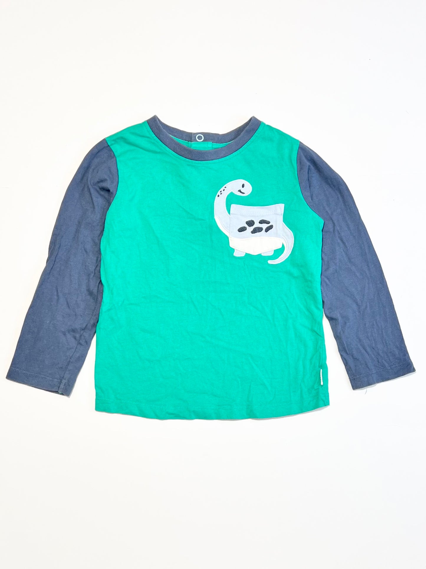 Green dinosaur top - Size 2