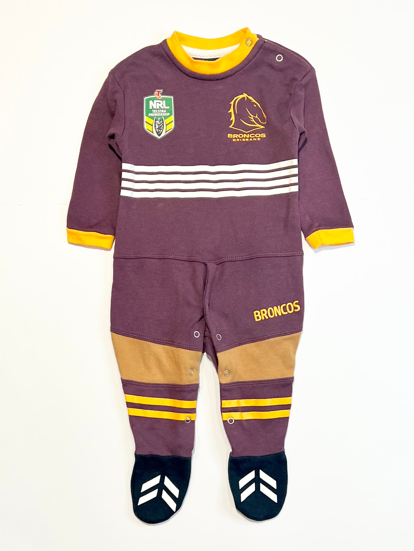 Brisbane Broncos onesie - Size 00