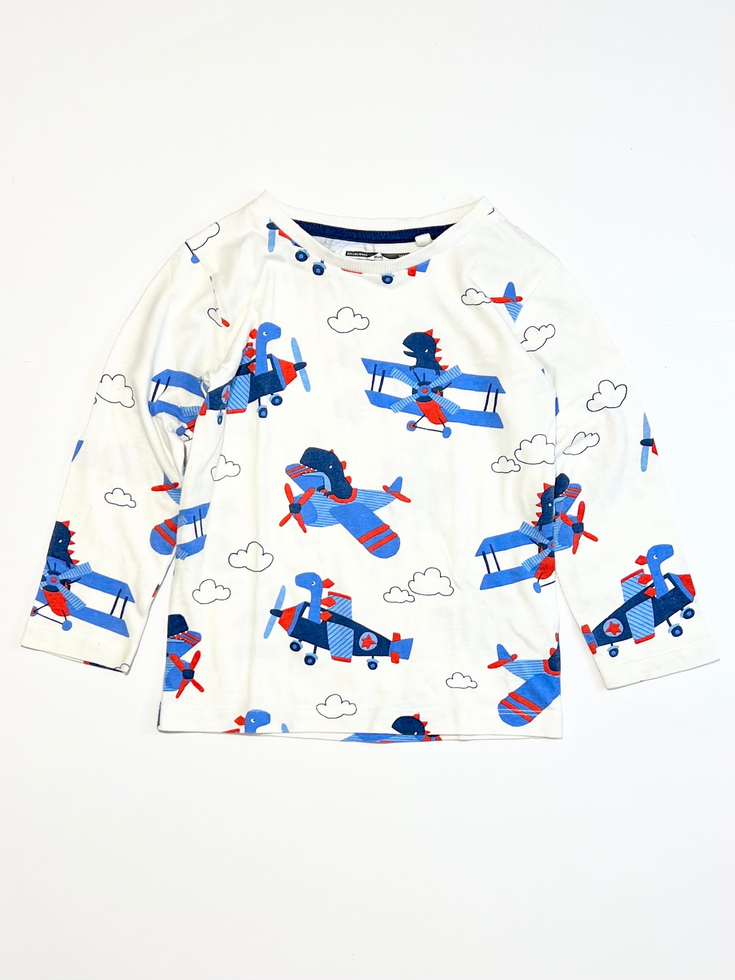 Flying dinos top - Size 2-3