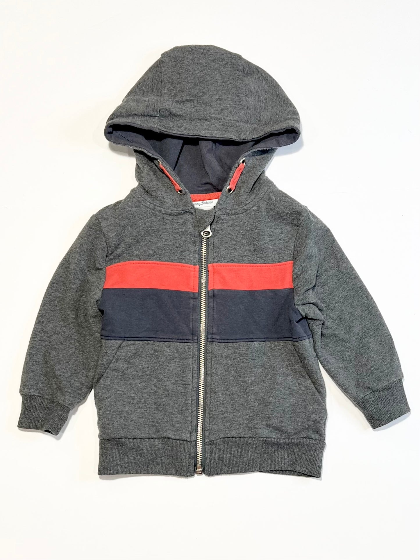 Grey zip hoodie - Size 2