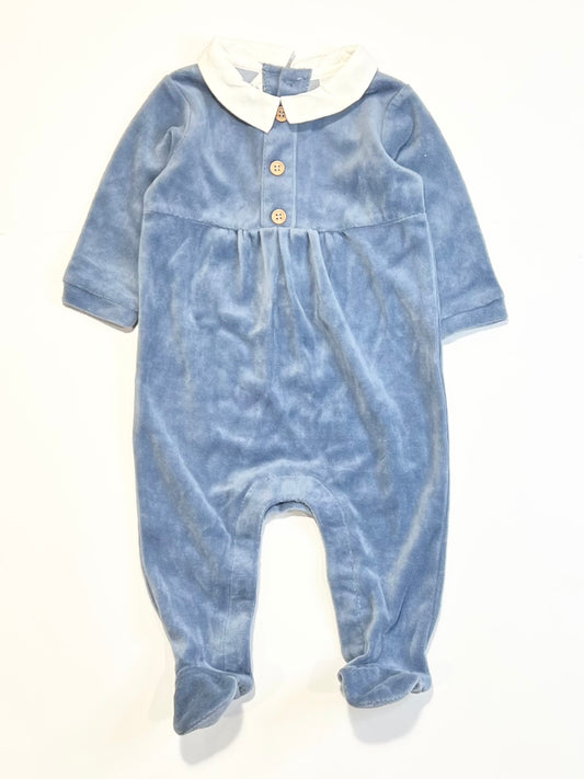 Collared velour onesie - Size 00