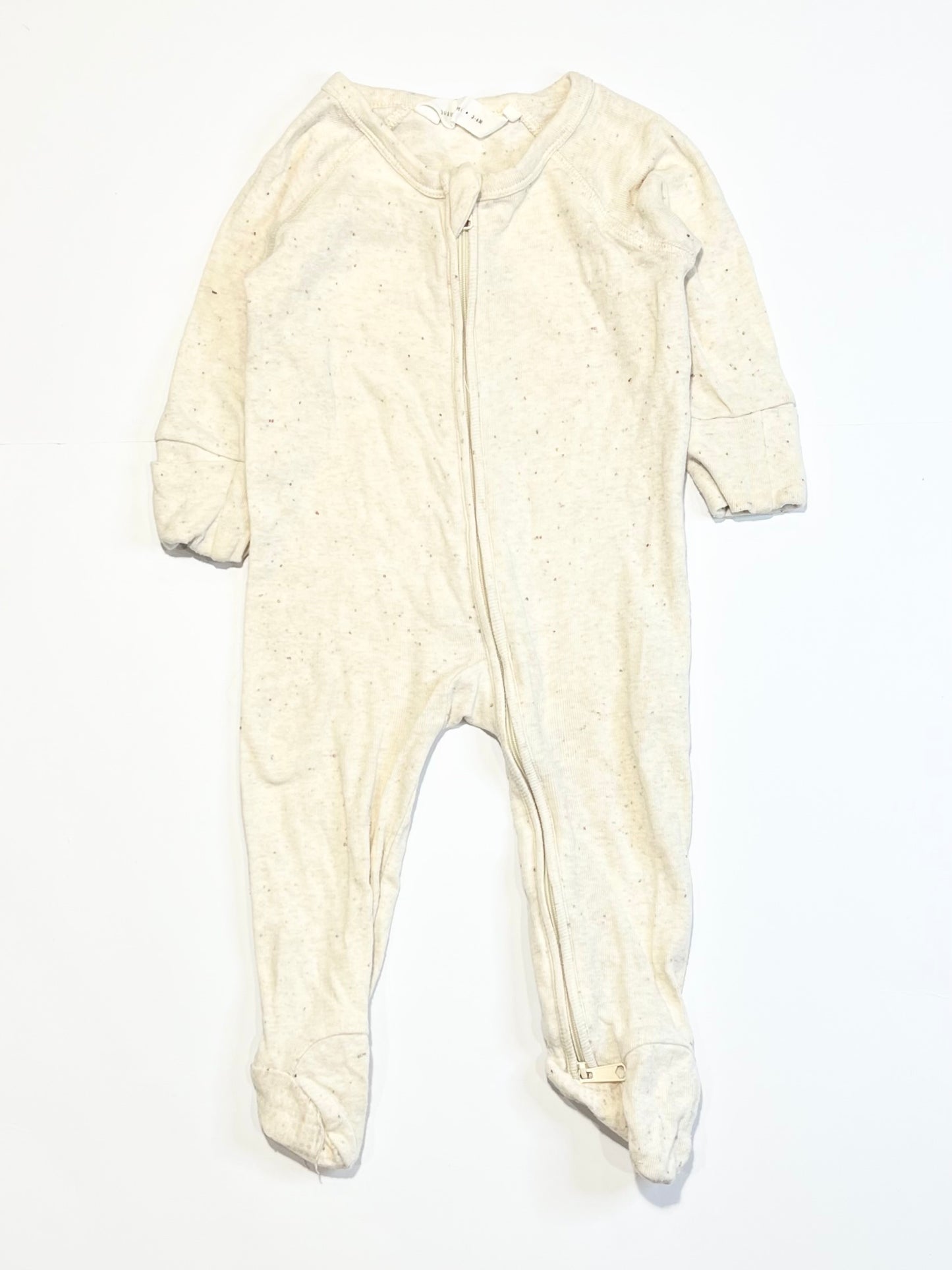 Ribbed zip onesie - Size 00