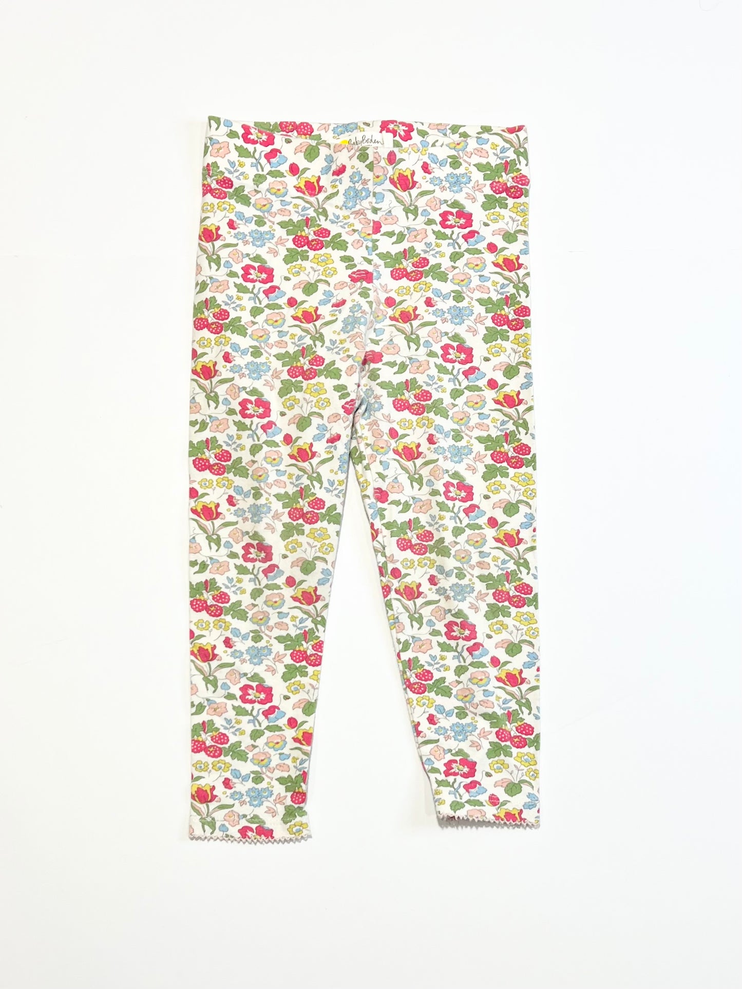 Floral leggings - Size 2-3