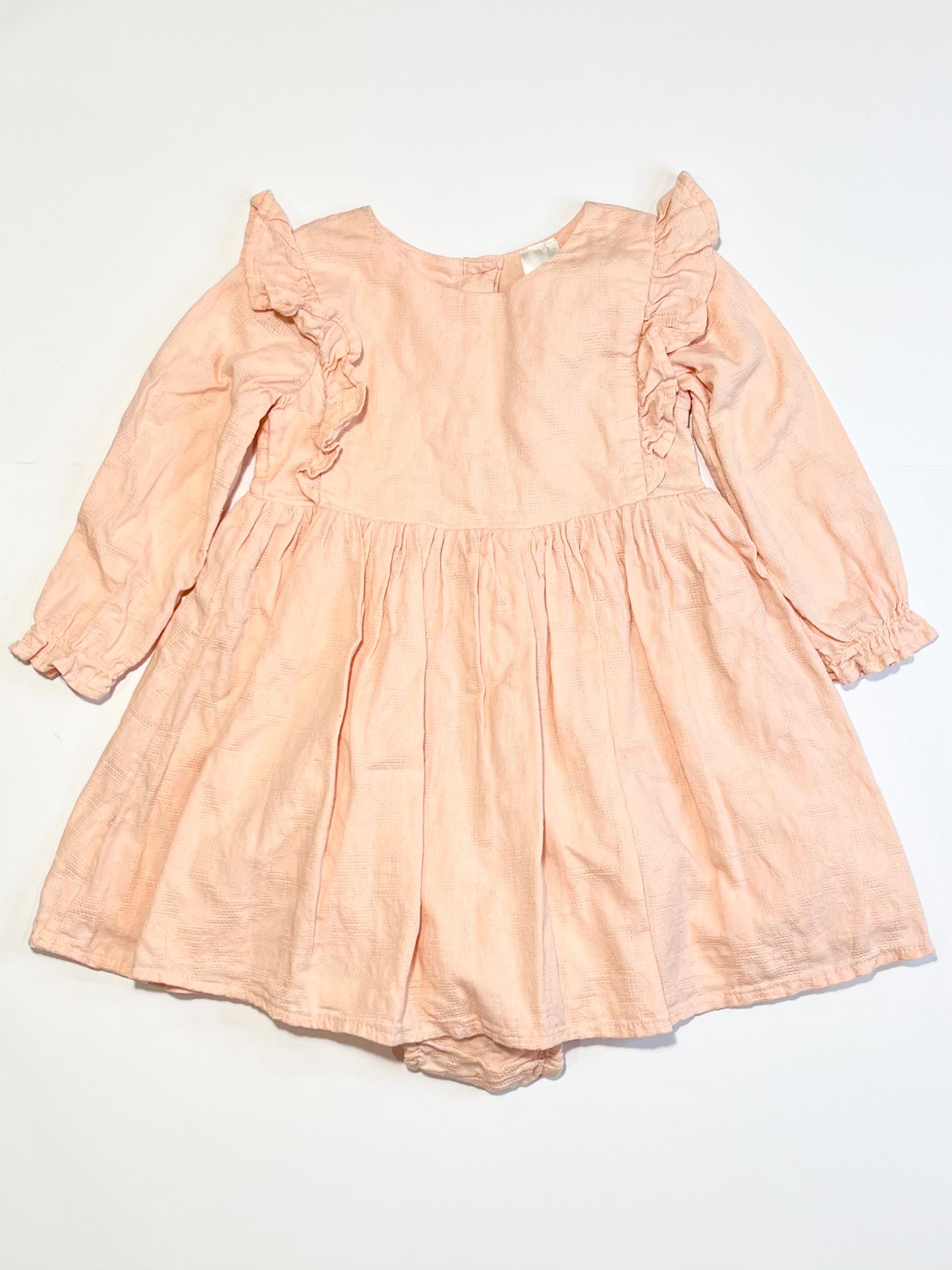 Pink ruffle dress - Size 2
